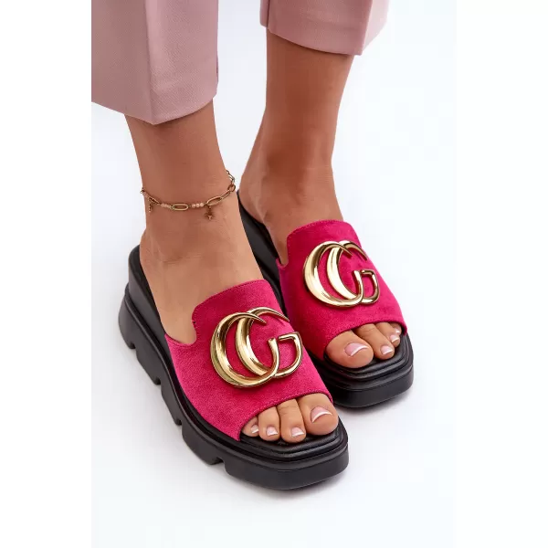  Dámské pantofle VINCEZA 58295 FUCHSIA 
