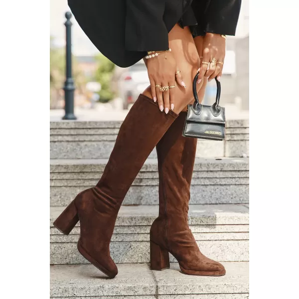  Dámské kozačky BOTO NN634 BROWN 