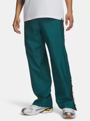 Pánské kalhoty UNDER ARMOUR UA ICON SW WOVEN PANTS 6009445-338 ZELENÁ