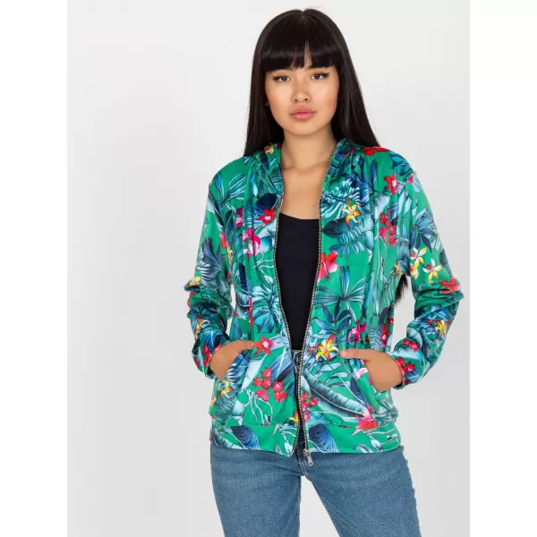  Dámská mikina RUE PARIS RV-BL-8120.69P GREEN 