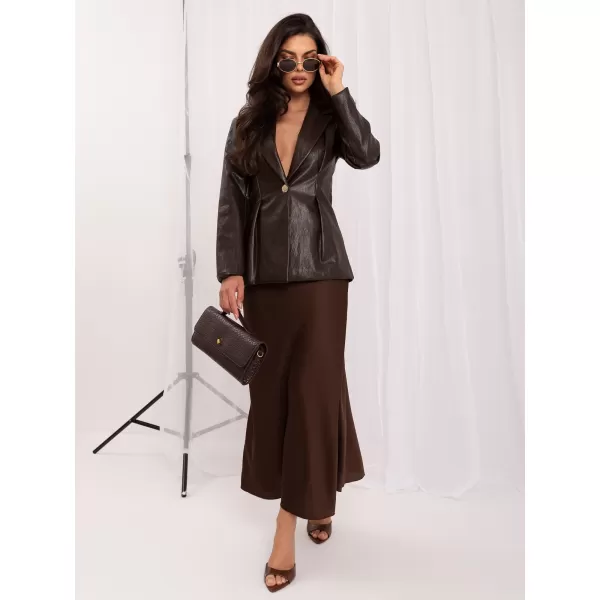  Dámská bunda RUE PARIS IT-MA-FL10090.81 DARK BROWN 