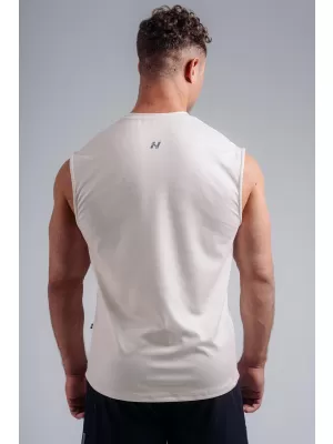 Funkční tank top NEBBIA PRIMAL 874 CREAM