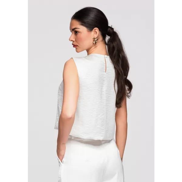 Dámská blůza LARICA OW-TS-E0004 OFF WHITE 