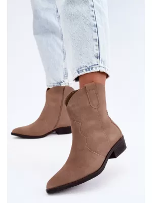 Dámské kovbojky BOTO 5310A BEIGE