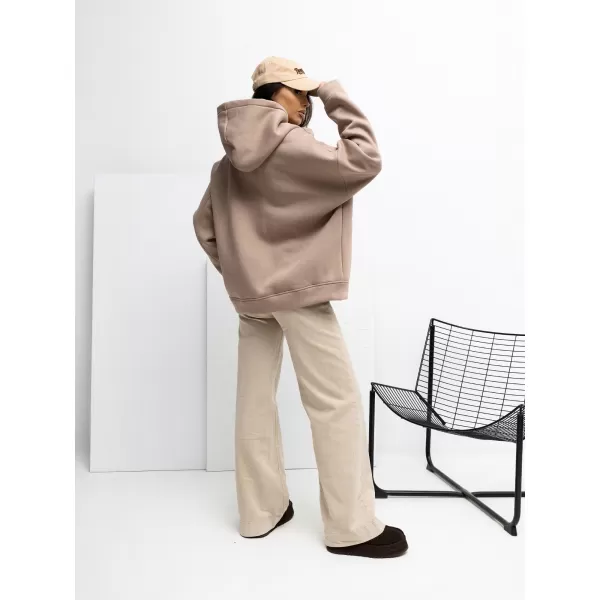  Dámská mikina RUE PARIS RV-BL-A1039.22 DARK BEIGE 