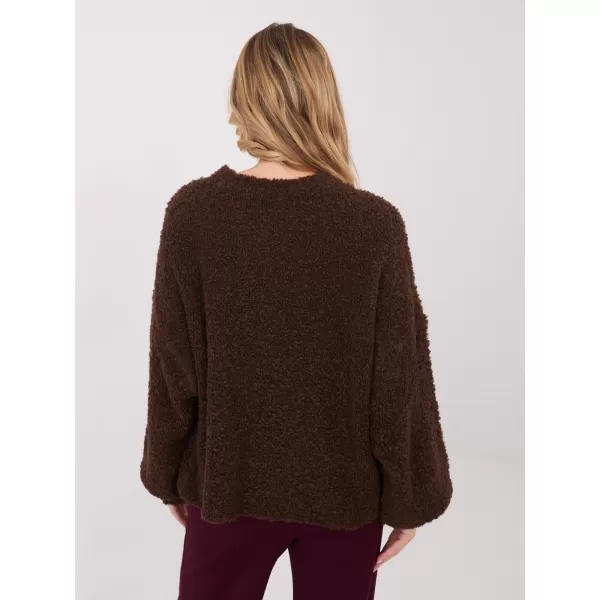  Dámský svetr FACTORY PRICE CH-SW-72610.62 DARK BROWN 