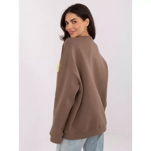  Dámská mikina FACTORY PRICE MJ-BL-H2501.75 DARK BEIGE 