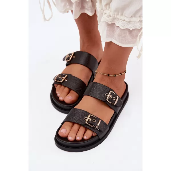  Dámské nazouváky BOTO LS-873-01 BLACK 