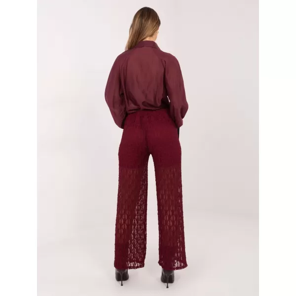  Dámské kalhoty ITALY MODA IT-SP-9965.77 BURGUNDY 
