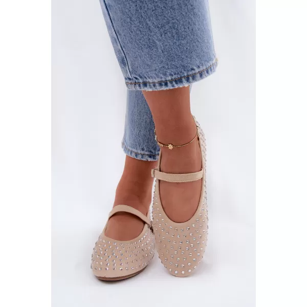  Dámské baleríny BOTO 9748 BEIGE 