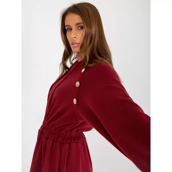  Dámské šaty RELEVANCE RV-SK-8336.12P BURGUNDY 