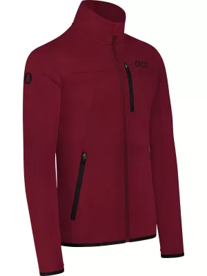 Pánská powerfleece mikina NORDBLANC MORASS NBSFM8335 VÍNOVÁ