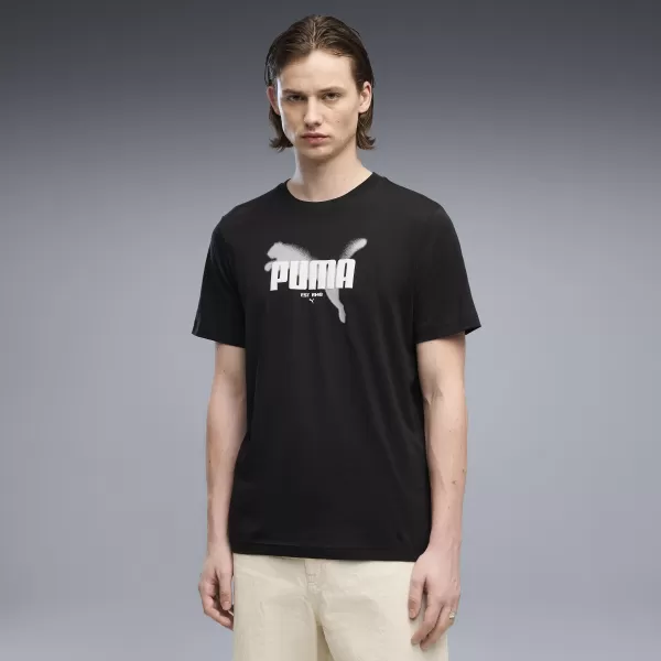  Pánské triko PUMA GRAPHICS TEE 69435501 PUMA BLACK 