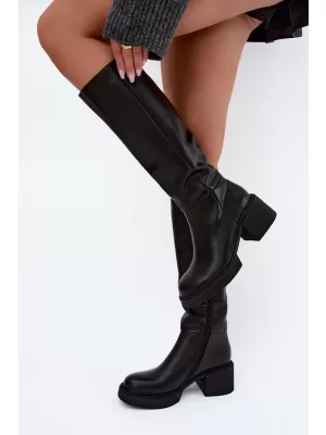 Dámské kozačky D&A MR62-9051 BLACK