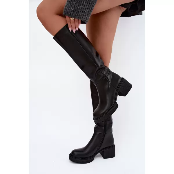  Dámské kozačky D&A MR62-9051 BLACK 