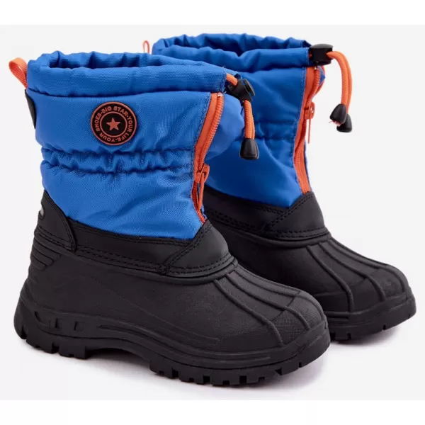  Dětské sněhule BIG STAR SHOES SS374032 MODRÁ 