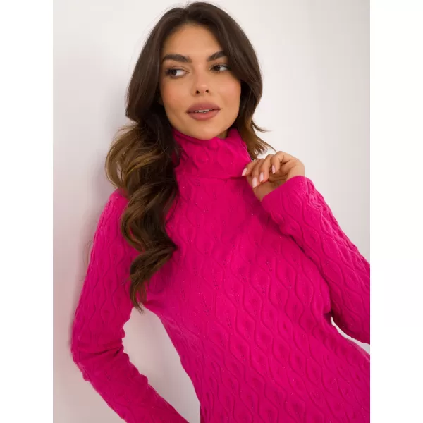  Dámský svetr WOOL FASHION ITALIA AT-SW-2334-2.61 FUCHSIA 