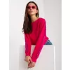 Dámská mikina RUE PARIS RV-BL-8067.88 FUCHSIA