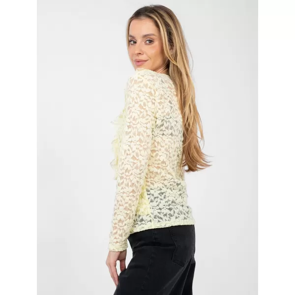  Dámská halenka RUE PARIS MI-BZ-M6713.86 BRIGHT YELLOW 