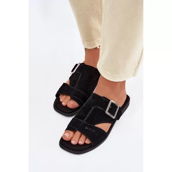  Dámské pantofle BIG STAR SHOES TT274477 BLACK 