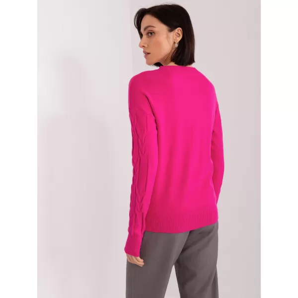  Dámský svetr WOOL FASHION ITALIA AT-SW-2340.10 FUCHSIA 