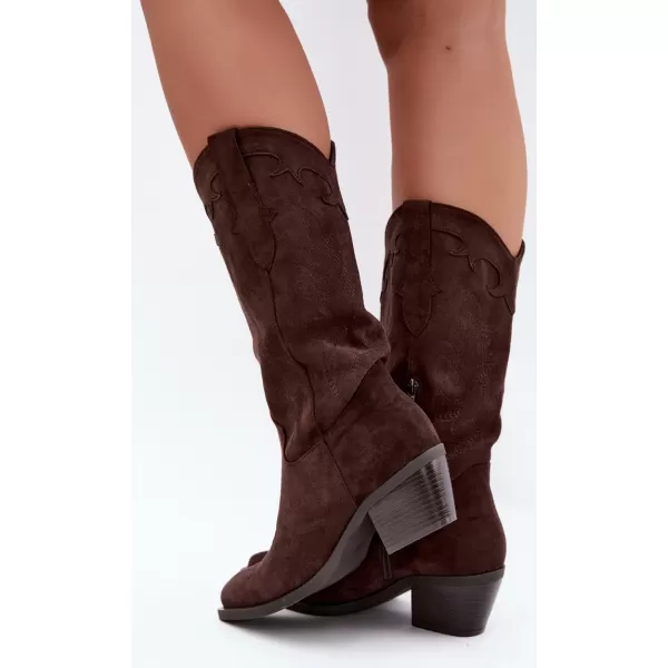  Dámské kozačky BOTO 2559A-1 BROWN 