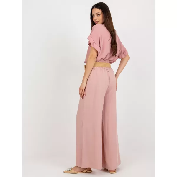  Dámské kalhoty ITALY MODA DHJ-SP-8387.57 BRIGHT PINK 