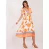 Dámské šaty ITALY MODA DHJ-SK-11331-5.19 ORANGE