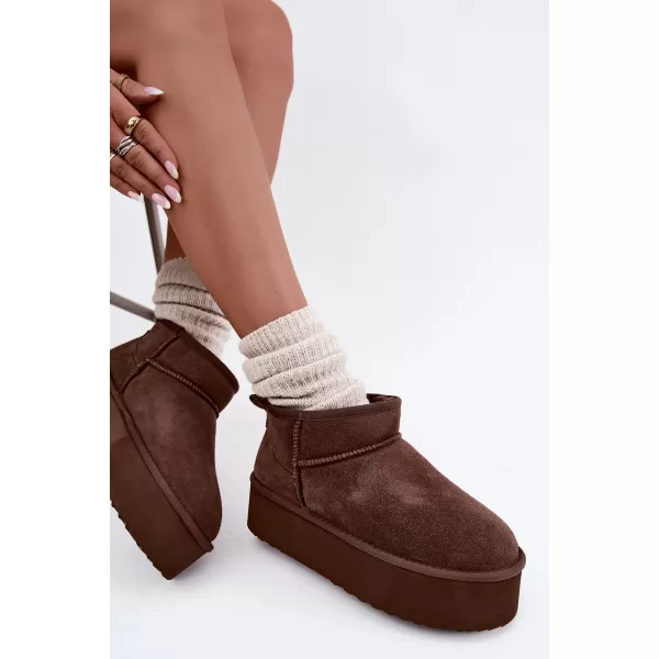  Dámské sněhule BOTO 6391 BROWN 