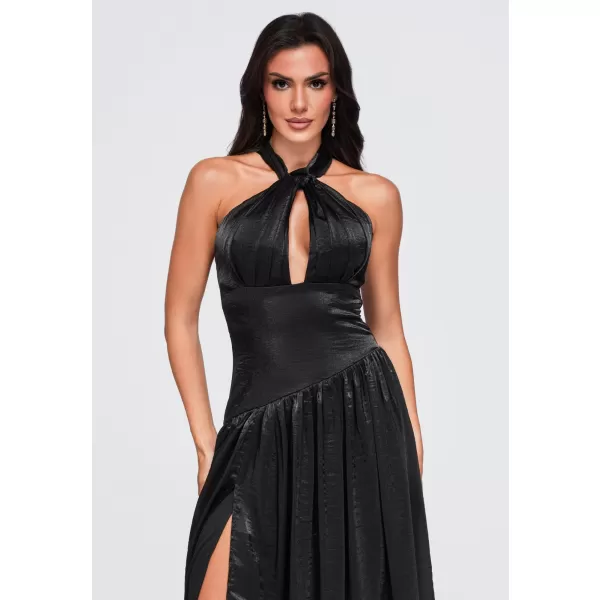  Dámské šaty LARICA LA-OM-DLR456 BLACK 
