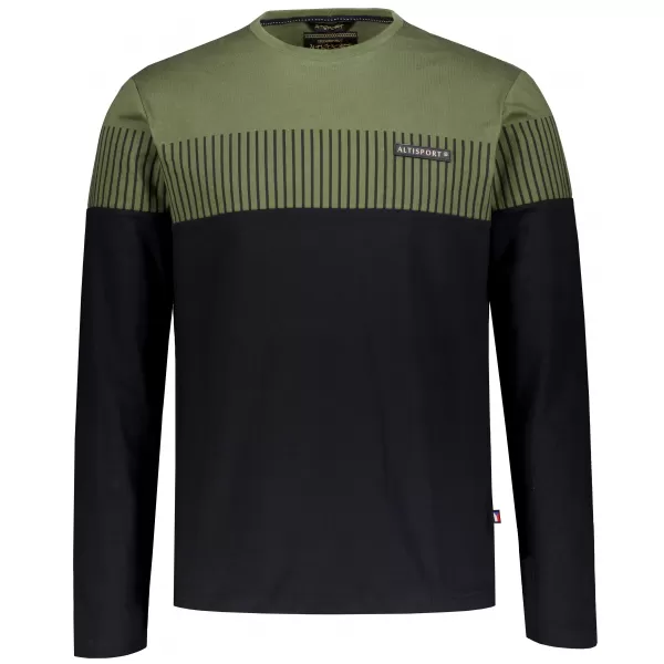  Pánské triko ALTISPORT IGGY MILITARY 