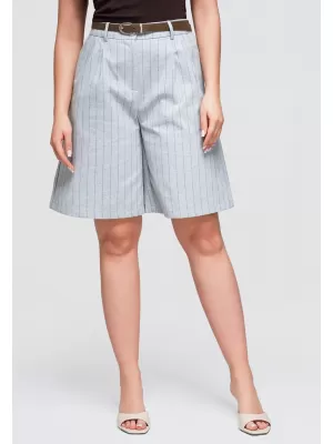 Dámské kraťasy OMBRE OW-ST-E0016 GREY