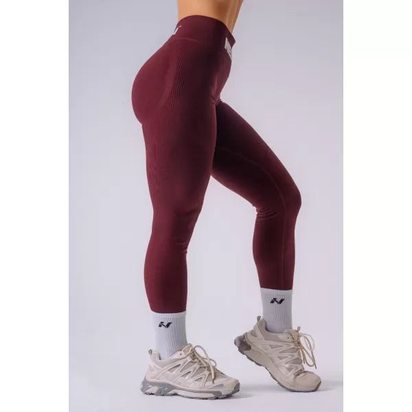  Dámské legíny NEBBIA FLOW SEAMLESS 496 BORDO 