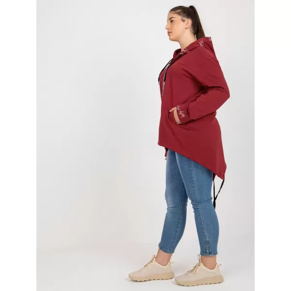  Dámská mikina RELEVANCE RV-BL-8266.34P BURGUNDY 