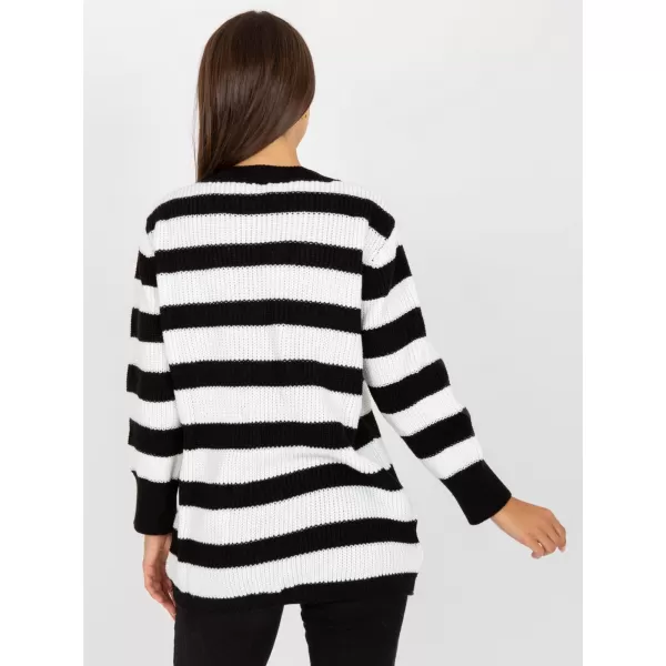  Dámský svetr RUE PARIS LC-SW-8030.29P WHITE-BLACK 