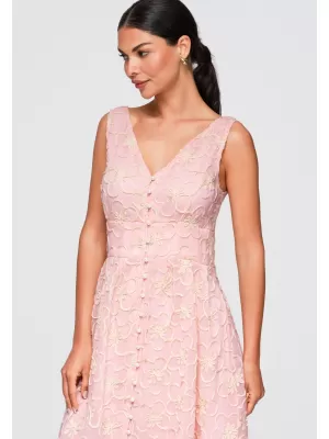 Dámské šaty OMBRE OW-DLR-E0015 PINK