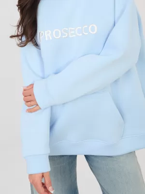 Dámská mikina RUE PARIS RV-BL-A1034.04 LIGHT BLUE
