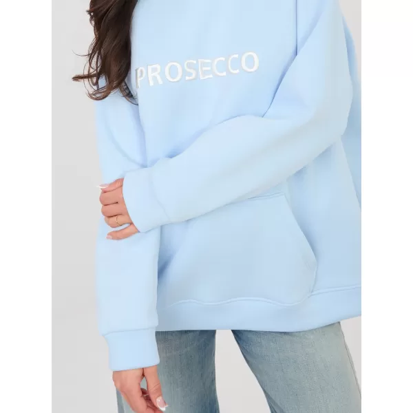  Dámská mikina RUE PARIS RV-BL-A1034.04 LIGHT BLUE 