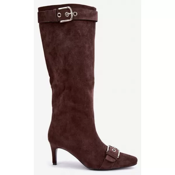  Dámské kozačky BOTO C-407 CHOCOLATE 