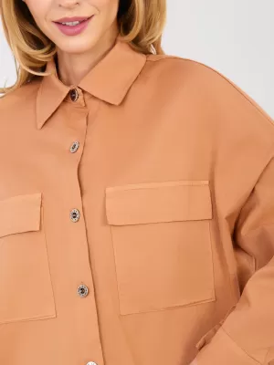 Dámská košile ITALY MODA IT-KS-FL9968.28 DARK ORANGE
