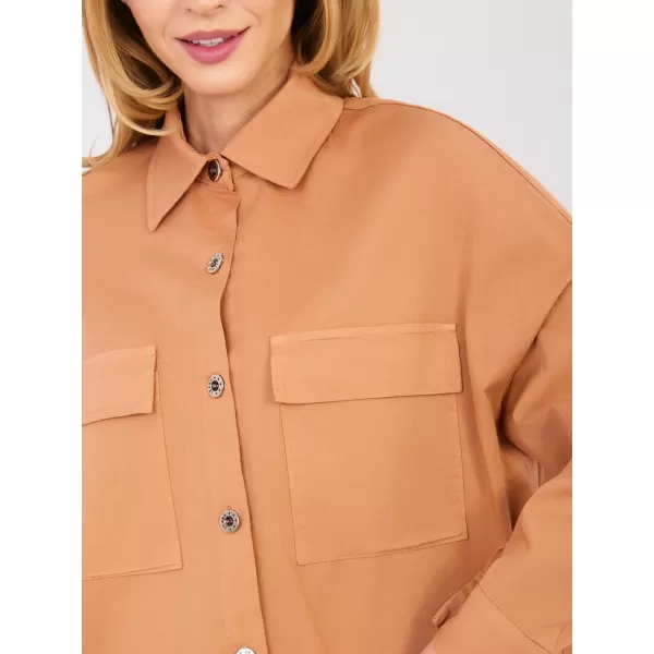  Dámská košile ITALY MODA IT-KS-FL9968.28 DARK ORANGE 