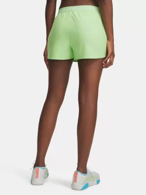 Dámské kraťasy UNDER ARMOUR TECH PLAY UP SHORTS 1389882-712 ZELENÁ