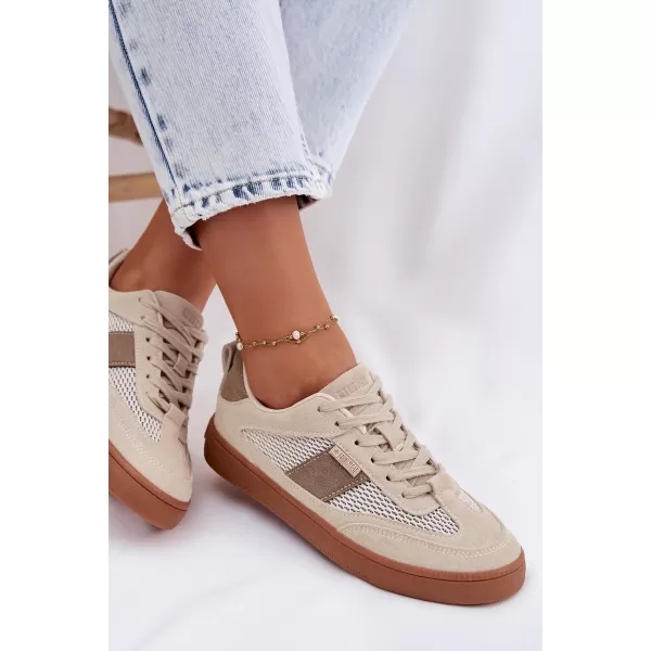  Dámské tenisky BIG STAR SHOES TT274759 BEIGE 