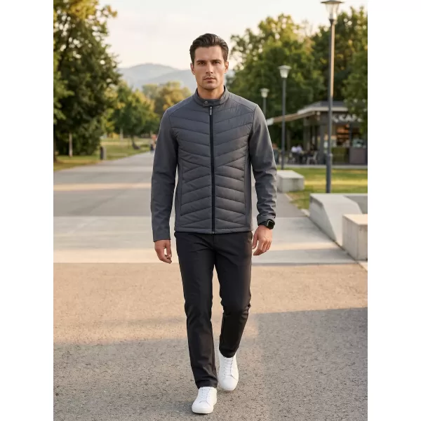  Pánská hybridní bunda MALFINI PREMIUM CROSS 555 LIGHT ANTHRACITE 