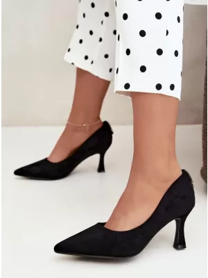Dámské lodičky VINCEZA 62330 MATNÁ ČERNÁ