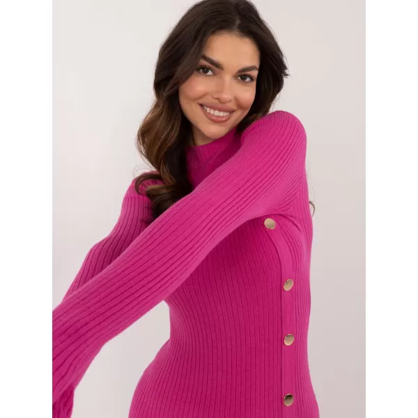  Dámské šaty WOOL FASHION ITALIA AT-SK-2345-2.32 FUCHSIA 