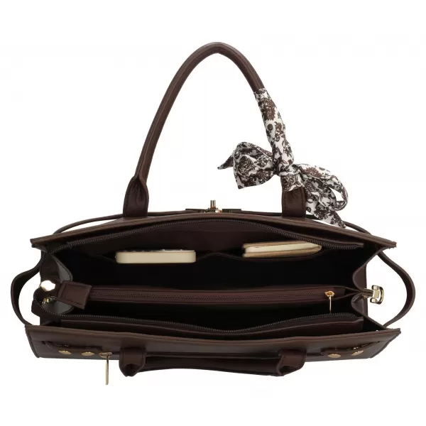  Shopper taška Charm London The Hamptons W01592 Dark brown DARK BROWN 