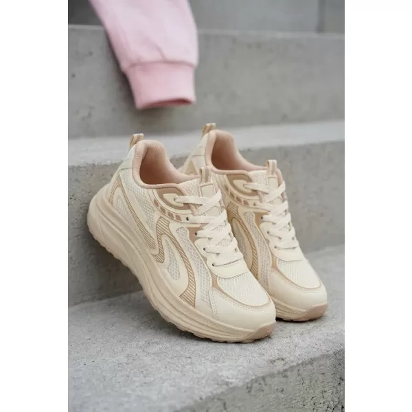  Dámské tenisky BIG STAR SHOES TT274326 BEIGE 