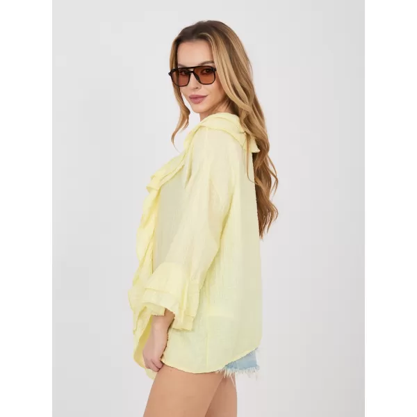  Dámská košile ITALY MODA IT-KS-81863.11P BRIGHT YELLOW 