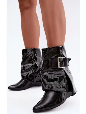 Dámské kotníkové boty BOTO 1690A-2 BLACK